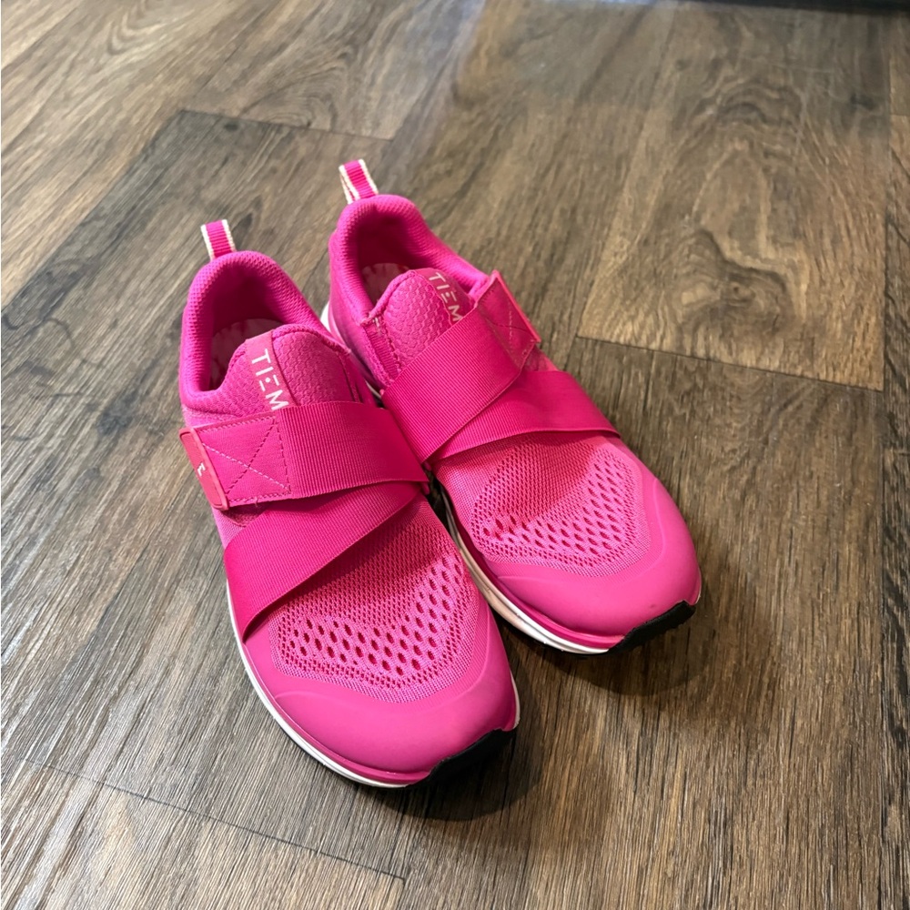 Women's Pink Slip-On Athletic Sneakers